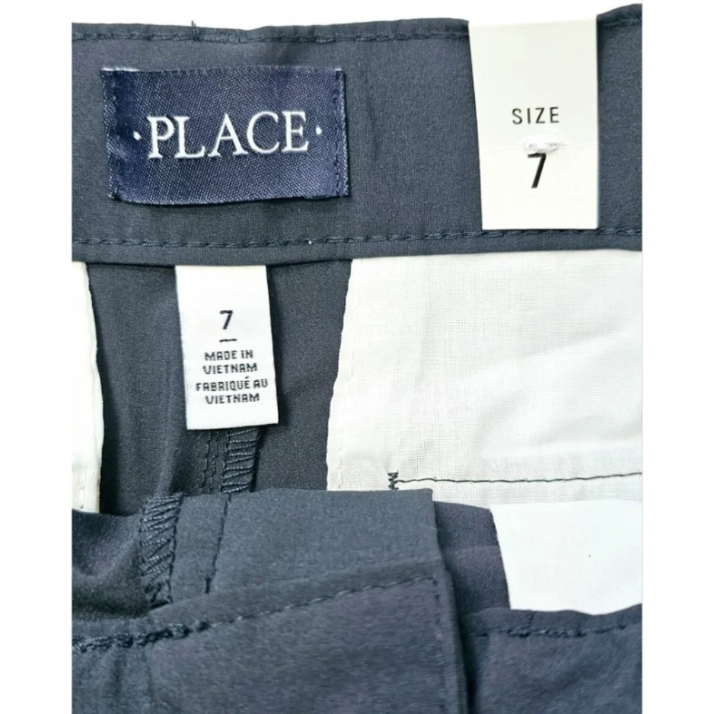 Size 7 PLACE Boys Navy Shorts